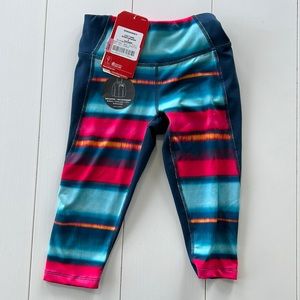The north face girls crop leggings reflective